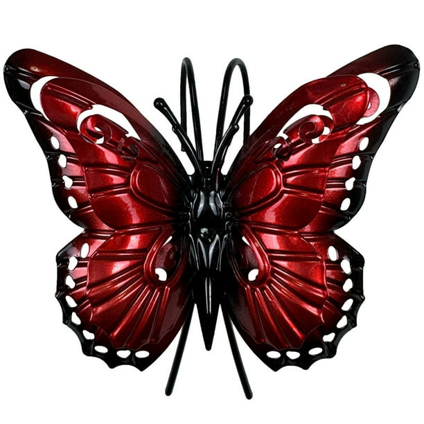 Colgante de Maceta con Forma de Insecto, de Metal y Vidrio Pintado, con Personalidad de Planta Verde En Maceta.