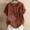 Brown, variant on Womens T Shirts Printed Short Sleeved Plus Size Linen Tee Loose Fit Summer Tops 2026 Fashion