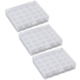 thumbnail image 1 of 3 piezas Organizador de caja de bobinas vacías Máquina de coser de 25 rejillas Caja transparente de bobina Contenedor de almacenamiento Caja de almacenamiento de artesanía Cajón (solo caja vacía), 1 of 6
