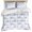 Blue, variant on Blue Spring Floral Bedding 3 Piece Duvet Cover Set California King, Summer Botanical Elegant Flowers Soft Microfiber Comforter Cover with Zipper Closure & Pillowcases, FadeResistant Quilt Cover