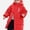 Red, variant on DJDLJWCJ Boys Winter Jacket Thicken Puffer Long Length Parka Quilted Jacket with Hood Black Size 4T