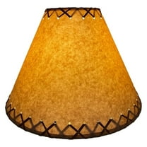 Rustic Oiled Paper Laced Lamp Shade - 14"