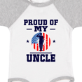 thumbnail image 4 of Inktastic Military Uncle Proud Nephew Boys or Girls Baby Bodysuit, 4 of 5