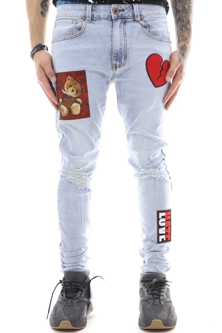 Eternity Broken Heart Denim 38W/32L LT 