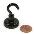 thumbnail image 3 of CMS Magnetics® 4 Pieces 40lbs 1" Black Neodymium Magnetic Hooks, 3 of 3