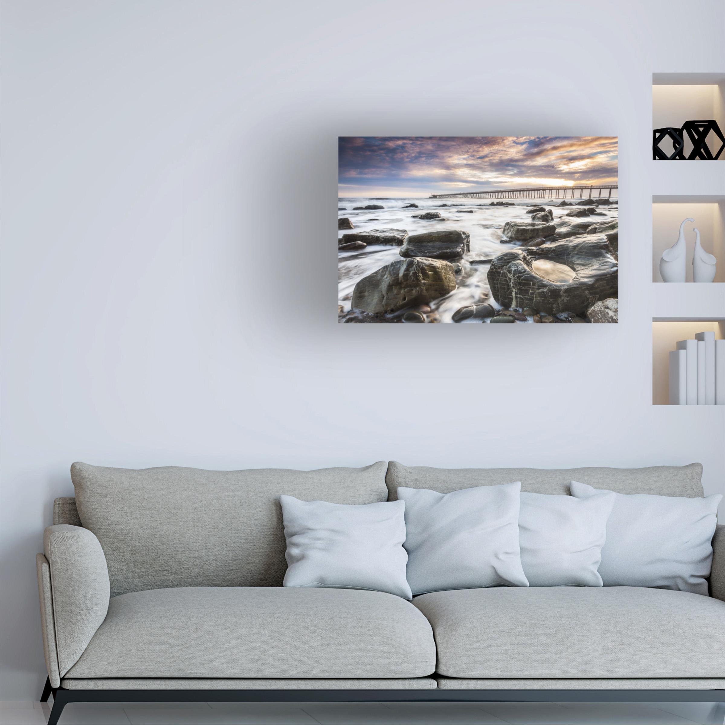 Chris Moyer 'Goleta Shores' Canvas Art