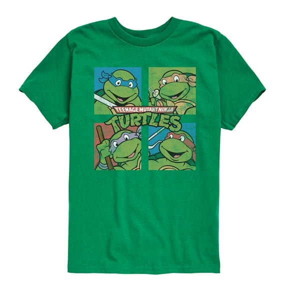 Teenage Muntant Ninja Turtles - Grid - Toddler And Youth Short Sleeve Graphic T-Shirt