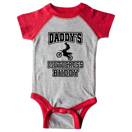 

Inktastic Daddys Motocross Buddy Gift Baby Boy or Baby Girl Bodysuit