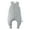 Grey, variant on Toddle Sleep Sack with Legs 12-24M (1T-2T) Ultra Soft Bamboo Wearable Blanket with Feets, 2-Way Zipper
