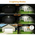 thumbnail image 4 of LEPOWER 45W 4800LM LED Security Lights Motion Sensor Light Outdoor, Dusk to Dawn,3 Modes, 5000K, IP65 Waterproof, 3 Head Motion Detected for Garage, Yard, 4 of 9