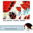 thumbnail image 2 of Ladybird Elegant Polyester Indoor Rug, Non-Slip Chair Rug, Machine Washable Floor Rugs, 2 of 6