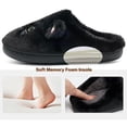 thumbnail image 4 of Ecetana Women's Cute Fuzzy Slippers Comfort Faux Fur Memory Foam Non-Slip House Slippers for Women, 4 of 7