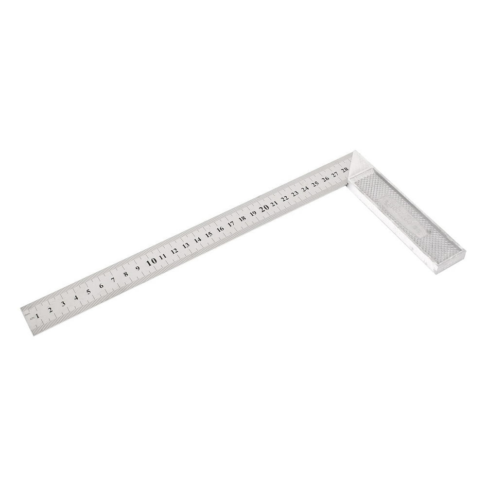 Unique Bargains 0300mm Alumium L Shaped Angle Square Ruler Measuring