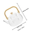 thumbnail image 4 of OULII Tea Kettle Stovetop Modern Transparent Glass Metal For Daily Use 1Pack, 4 of 8