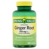 Spring Valley Whole Herb Ginger Root Capsules Dietary Supplement, 550mg, 100 Count