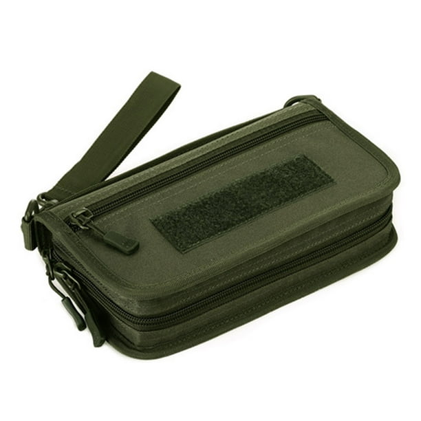 Sonducket Cartera de mano, bolso de mano, bolsa para deportes al aire libre, accesorio de camuflaje para tarjetas bancarias, riñonera, accesorios de Escalada Ejercito verde Sonducket OD024225-05