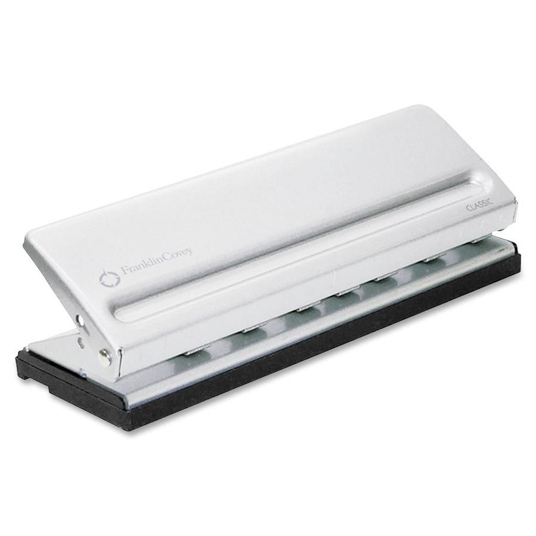 Franklin Covey, FDP22997, Metal Desktop Hole Punche, 1 Each, Chrome