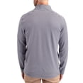 thumbnail image 2 of Men's-Cutter & Buck  Navy Arizona Wildcats Virtue Micro Stripe DryTec Quarter-Zip Pullover, 2 of 2