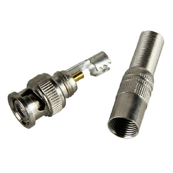 PHANY Solder-free monitoring male head Monitoring video cable connector Monitoring connector/BNC male video head 10 pieces