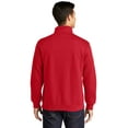 thumbnail image 2 of Sport-Tek ST253 Mens 1 by 4-Zip Sweatshirt, True Red - 2XL, 2 of 6