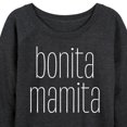 thumbnail image 3 of Instant Message - Bonita Mamita - Women's Lightweight French Terry Long Sleeve Shirt, 3 of 6