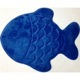 thumbnail image 2 of Memory Foam Bath Mat, 22 By 27-inch, Blue Fish, 2 of 2