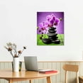 thumbnail image 2 of ONETECH Zen Stones And Orchids Canvas Art Poster and Wall Art Picture Print Modern Family Bedroom Decor Posters 16\x20\, 2 of 4