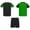 Fern Green/Solid Black, variant on Roly  Adult Juve Sports Sports Set