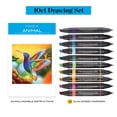 thumbnail image 5 of Prismacolor Technique Hummingbird Art Set, Includes Double-Ended Art Markers and Step-by-Step Drawing Tutorials, Assorted Colors, 10 Count, 5 of 6