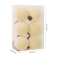 thumbnail image 3 of Yhmxh 6 Pcs Velvet Christmas Ball Ornaments, 3.15 Inch Flocked Christmas Tree Decor Balls, Soft Plush Xmas Hanging Baubles Set for Christmas Tree, Wreath, Holiday Indoor Home Party Decoration, 3 of 6
