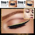 thumbnail image 4 of Glitter Eyeliner Eyelash Sticker Impermeable Herramienta de maquillaje reutilizable (Oro) Tmvgtek Cuidado Belleza, 4 of 6