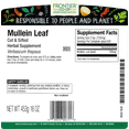 thumbnail image 4 of Frontier Co-op Mullein Leaf, 16 oz. Bag, 4 of 4