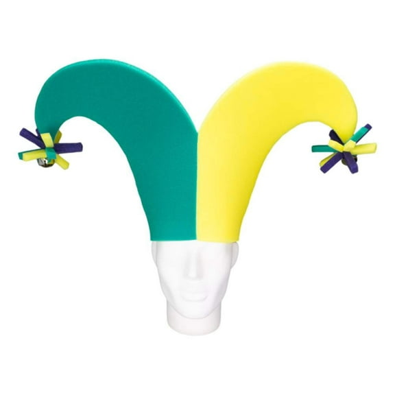 Mardi Gras 2 Colors Jester Hat -Mardi Gras Outfit - New Orleans Party Hat - Festival Outfit Hat - Mardi Gras Costume - Fat Tuesday Hat