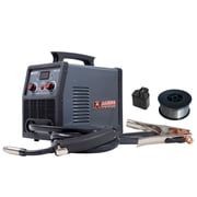 Amico 130 Amp MIG/Flux Core Wire Welder, 115/230V Dual Voltage IGBT Inverter Welding Soldering Machine