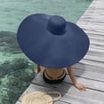 thumbnail image 4 of Women's Large Sun Hat Beach Anti UV Sun Cap Wide Brim Casual Summer Outdoor Wear, 4 of 8
