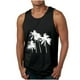 thumbnail image 1 of Camisetas de Tanque de los Hombres Tanque de los Hombres Incolor Gradiente de Impresión Cuello Redondo Correa Delgada Fuga Atrás Regular Casual Deportes Blusas de Tanque, 1 of 5