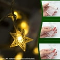 thumbnail image 4 of DYstyle LED Star String Lights Battery Operated Christmas Lights Twinkle Lighting Hanging Star Decoration For Bedroom Wall Wedding Home Party Xmas Tree, 4 of 4