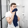 thumbnail image 2 of Utopia Towels 6 Piece Premium Hand Towels Set, 16 by 28 inches, 100% Ring Spun Cotton, Lightweight and Highly Absorbent Towels for Bathroom, Travel, Camp, Hotel, and Spa, Navy, 2 of 9