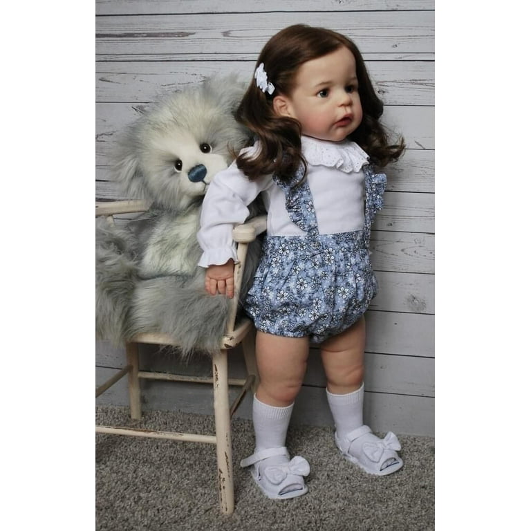 iCradle 24 Inch Soft Body Silicone Reborn Toddler Dolls Lifelike Newborn Baby Girl Doll Handmade Gifts for Kids Age 3 Walmart
