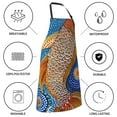 thumbnail image 5 of Naloa Colorful Dot Art Fish Apron Kitchen Aprons with Pockets for Women Men Chef, 5 of 8