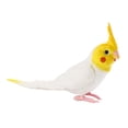 thumbnail image 4 of perfeclan Garden Bird Ornament, Cockatiel Bird Figurines, Home Decoration, Early Education, Simulation, Parrot Figurine for Micro Landscape white, 4 of 9
