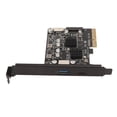 thumbnail image 1 of PCIe Type C Card, High Speed Stable Chip PCIe USB3.2 Card pour Ordinateur, 1 of 8