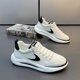 thumbnail image 2 of Zapatos informales para hombre, moda de primavera, zapatos deportivos transpirables de malla, zapatos de plataforma para correr de goma resistentes al desgaste, tenis para hombre, 2 of 5