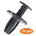 thumbnail image 2 of 100Pcs 6mm Bumper Clips Hood Fender Push Rivets Retainer Fasteners Universal for Honda Toyota Ford Chevrolet GMC, 2 of 5