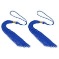 thumbnail image 1 of Unique Bargains Tassel Graduation, Graduation Cap Tassel for Graduation Cap Decorate Tassel Charm, Blue 2Pack, 1 of 5