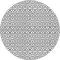 thumbnail image 1 of Ahgly Company Machine Washable Indoor Round Transitional Gray Area Rugs, 3' Round, 1 of 7