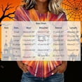 thumbnail image 7 of Uootdi Halloween Womens Shirts Crew Neck Short Sleeve Cartoon Ghost Print Pullover Tee Loose Fit Cute Holiday Womens Tops, 7 of 7