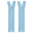 thumbnail image 1 of Cremalleras de chaqueta de costura Uxcell 2Pcs de 5 pulgadas, cremalleras de repuesto de resina para manualidades, bolsas, prendas de vestir y textiles para el hogar, color azul claro, 1 of 7