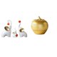 thumbnail image 1 of Elegante Conjunto De Familia De Elefantes Y Figuras De Resina, Esculturas Modernas De Animales Y Frutas Para Sala De Estar, Dormitorio, Oficina, Decoración De Mesa., 1 of 8
