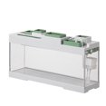 thumbnail image 1 of EastVita Aquarium de Table Transparent, Bac de Rangement en Acrylique avec Couvercle, Aquarium Intégré Silencieux avec Lumière, Compartiment de Rangement, 3 Interfaces Type-C, 1 of 8